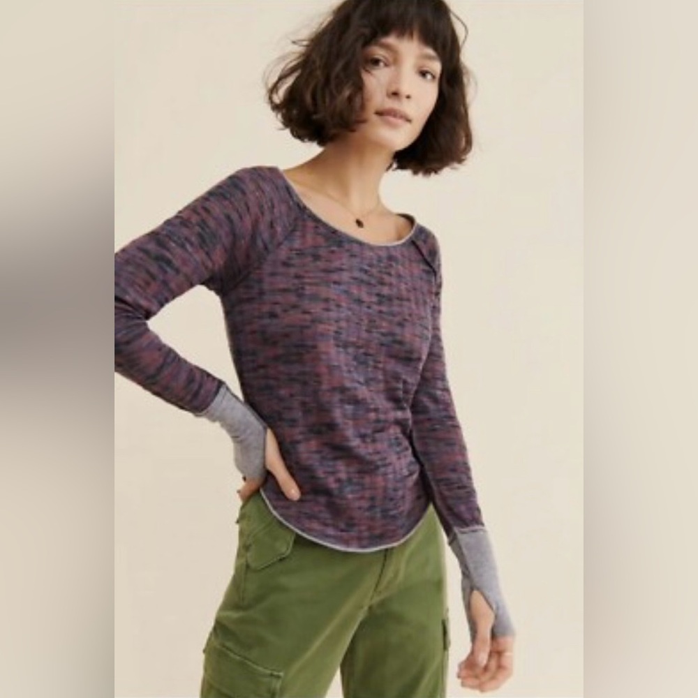 We The Free long-sleeve knit top